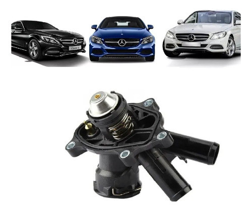 Carcaça Válvula Termostática Mercedes C180 C200 E250 Slk250 0