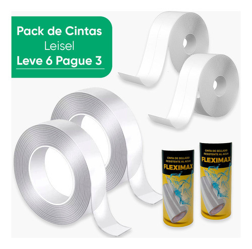 Pack De Cintas Leisel Leve 6 Pague 3 1