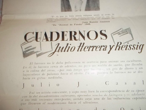 Cuadernos De Poesia - Julio Herrera Y Reissig 1