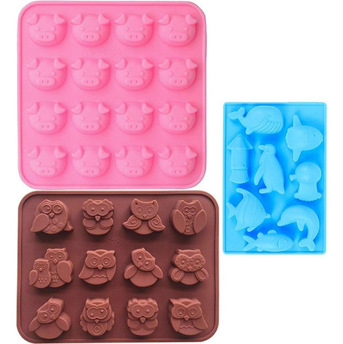 Molde De Silicona Animal De Grado Alimenticio, Ihuixinhe Búh 1