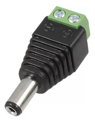 Ficha Dc Plug Borneras Utp Jack Macho 5,5 2,1mm M 10un Cctv 0
