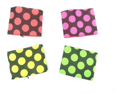 Muñequera Elastica Fluo Calabera Estrella Lunar X 12 Unid. 1
