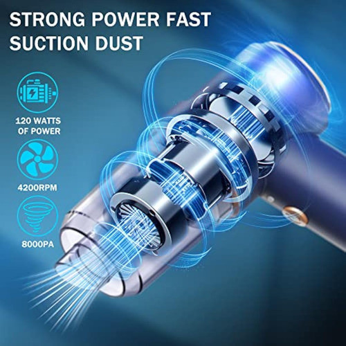 Derjly Aspiradora De Mano, Sin Cable, Mini 1