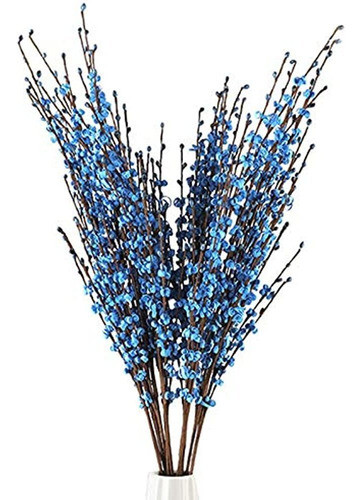 5pcs 75cm Long Artificial Flower Winter Jasmine Folk Pip Ber 0