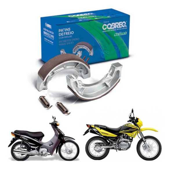 Lona Freio Traseira Biz 100 125 110 Bros 125 150 160 Cobreq 0