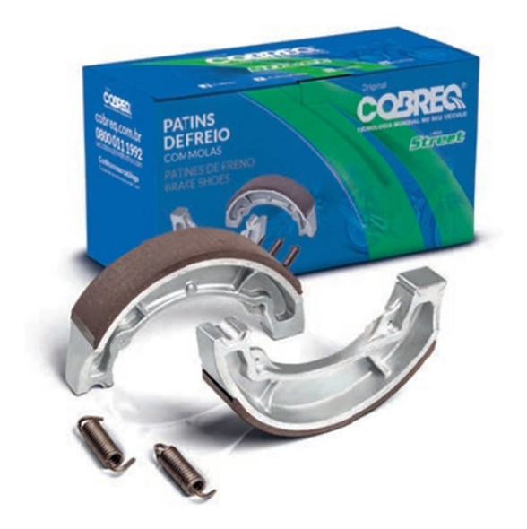 Lona Freio Traseira Biz 100 125 110 Bros 125 150 160 Cobreq 1
