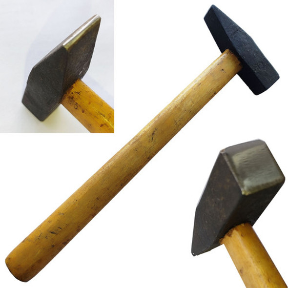 Martillo Mecanico Con Punta Pena 200 Grs Cabo De Madera 1