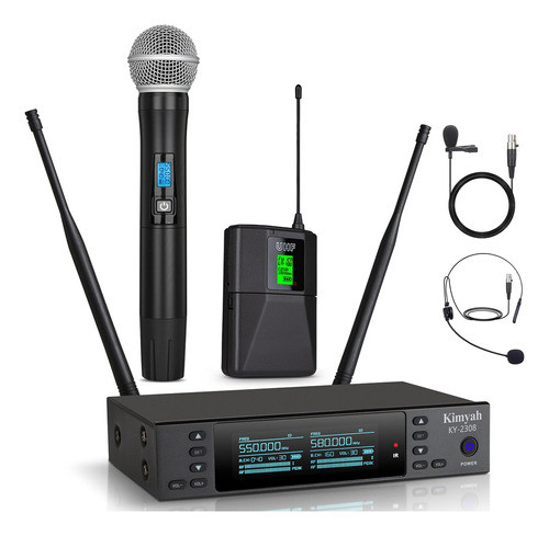 Kimyah Sistema De Micrfono Inalmbrico Dual (ky-2308 Sistema 0