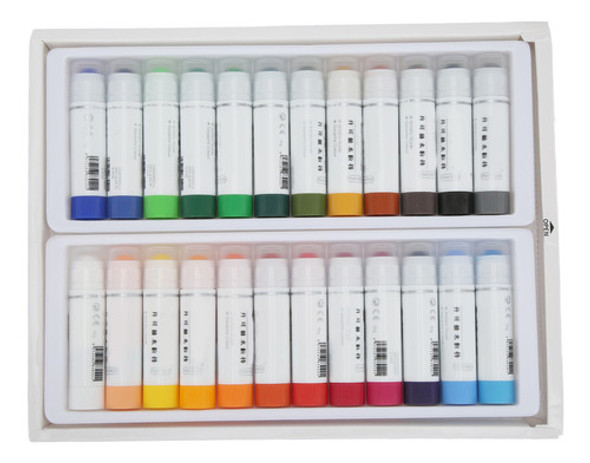 Palitos De Tinta, Cores Suaves E Brilhantes, Grafite De 24 C 0