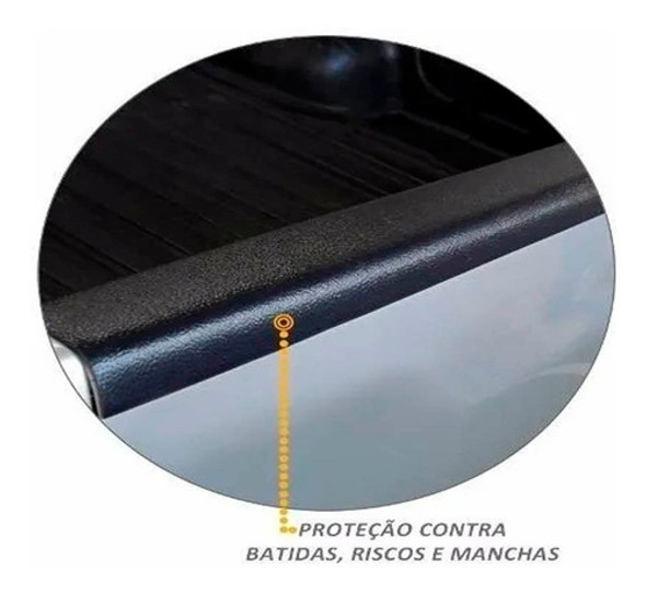 Protetor Borda Tampa Traseira Mitsubishi L200 Triton Xb Gls 1