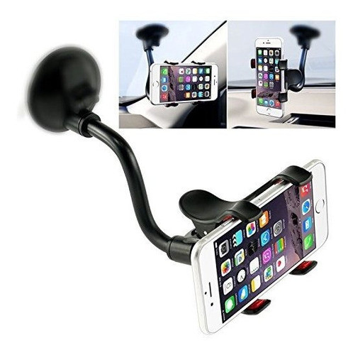 Car Phone Mount Windshield, Long Arm Clamp Ivoler Universal 0