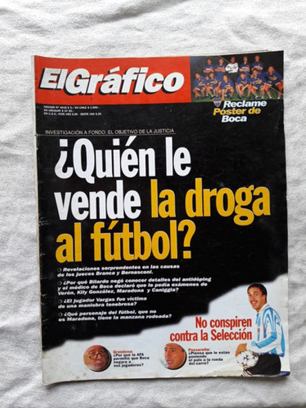 El Gráfico Nº 4018 Año 1996 Quien Le Vende La Droga Al Futbo 0