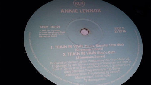 Annie Lennox Train In Vain Waiting In Vain No More I Love Yo 1