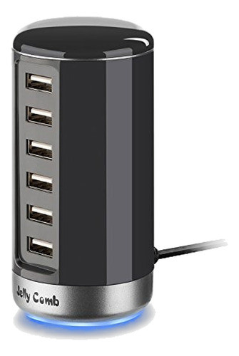 Cargador Usb, Jelly Comb Universal Hub Usb De 6 Puertos / Es 0