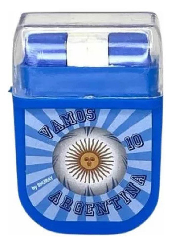 Kit X4 Maquillaje Artistico Mundial Celeste Y Blanco 1
