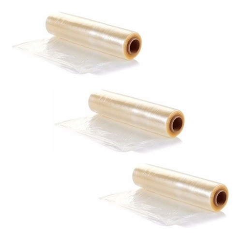 Rollo Papel Film 38 X 300 Metros Comercial Gastronomico X 3u 0
