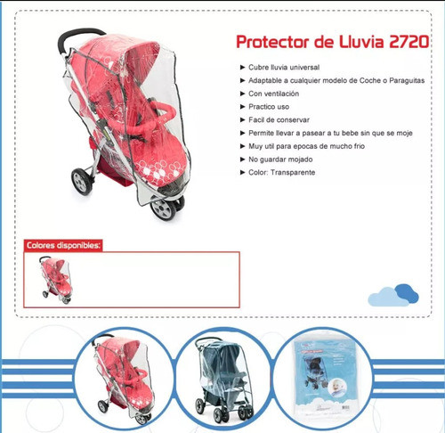 Protector De Lluvia Adaptable A Cualquier Modelo. Love 1