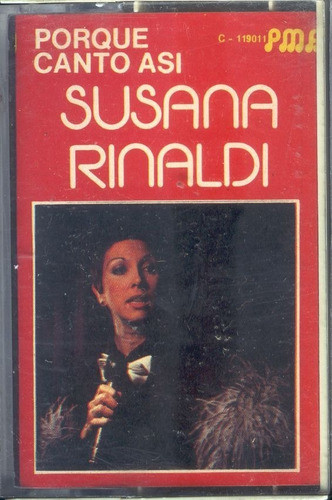 Susana Rinaldi - Porque Canto Asi - Cassette Usado 0