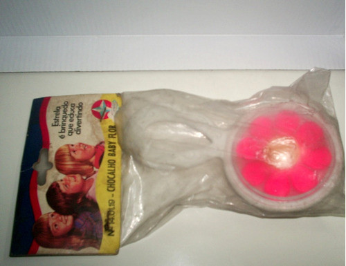 Antiguo Sonajero Made In Brasil En Forma De Flor 0