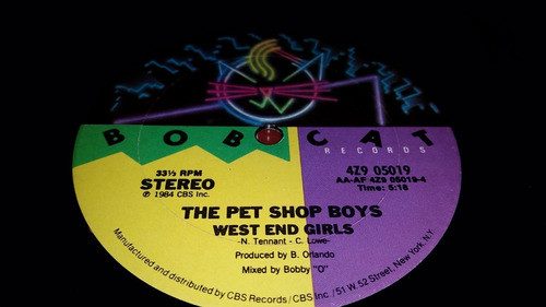 Pet Shop Boys One More Chance West End Girls Vinilo Usa 1984 0