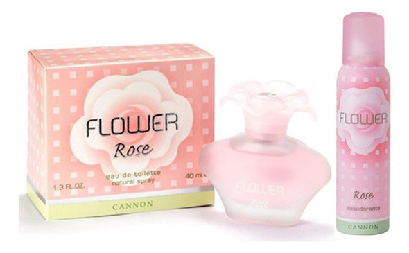 Kit Perfume Flower Rose X 40ml + Desodorante X 123ml 0