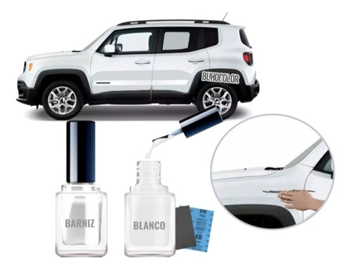 Pintura Retoky Fix Original De Auto Para Rayones Blanco Puro 0