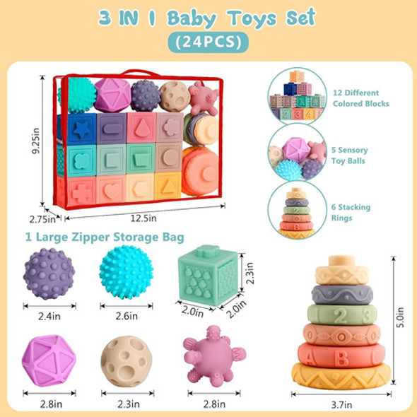 Juguetes Para Bebés De 6 A 12 Meses, Juguetes Montessori 3 E 1