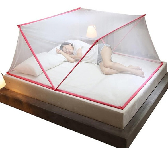 Mosquitero Portatil De Tul Para Cama De 1 Y 2 Plazas 0