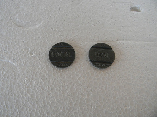 Lote Com 2 Fichas Telefone - Local - Telebras - 1988/1991 0