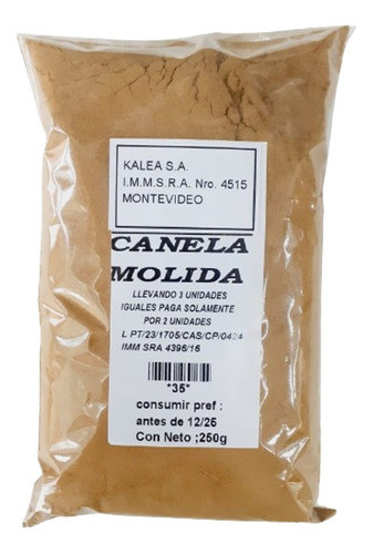 Canela Molida 250gr. Lleve 3 Pague 2. 0