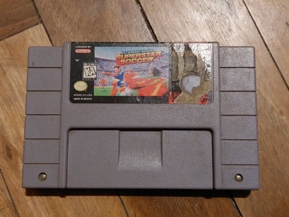 Snes Juego International Superstar Soccer Nintendo Americano 0