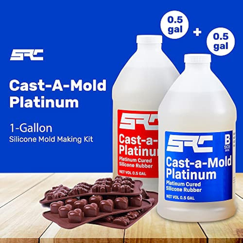 Resina Especial Y Químico Cast-a-mold Platinum (kit De 1 Gal 1