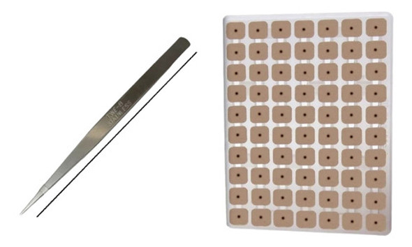 Auriculoterapia - Pinza Recta + 70 Semillas - Super Promo!! 0