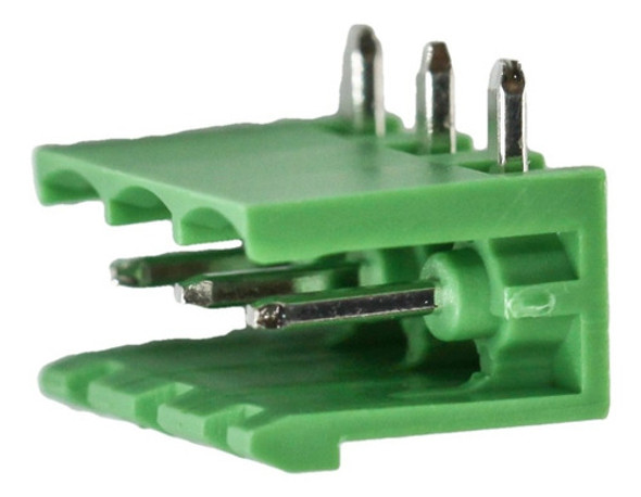 Bornera Enchufable 3 Polos Macho 90° Circuito 20a X 10u Htec 0