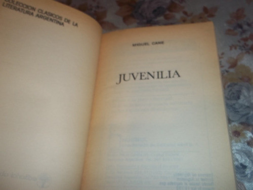 Juvenilla - Miguel Cane - Coleccion Clasicos Siete Dias 1