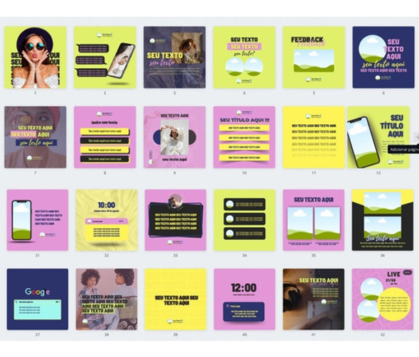 Pack Canva 2000 Templates Para Instagram 1