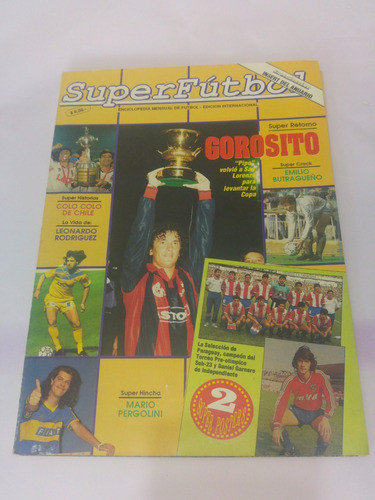 Superfutbol  55 Poster Selección Paraguay Sub 23 Campeon 0