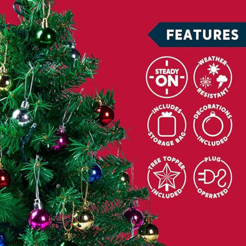 Juego De Árbol De Navidad Pequeño De 50.8 Cm Con 1