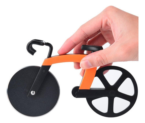 Cortadora De Pizza Bangy Bicycle Antiadherente (naranja) 1