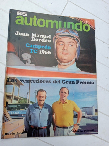 Automundo N.85 J.m.bordeu Campeon Tc 66 Ruben Aied Pairetti 0