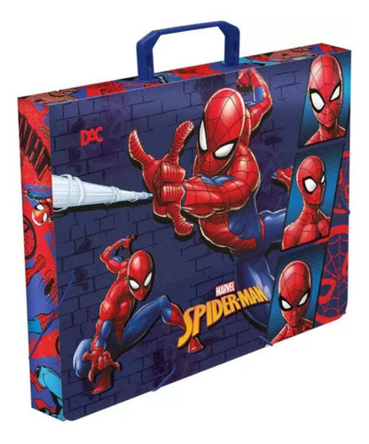 Maleta Ofício Com Alça Juvenil 36x26cm Homem Aranha 0