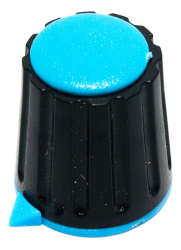 Perilla Potenciometro D17:h20 Para Eje Estriado Celeste X4 0