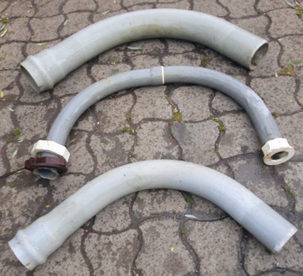 Curva Plast Pvc 90 A 180 Mm. Esp. Aprox 9 Mm..tubos Larralde 0