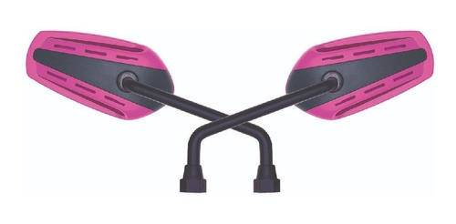 Espejos Retrovisores Gvs By Drook Modelo Gtx Rosa Par Honda 0