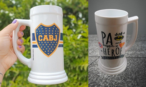 Chopp Cerveza Cerámica Personalizado Fotos Frases Imágenes 1