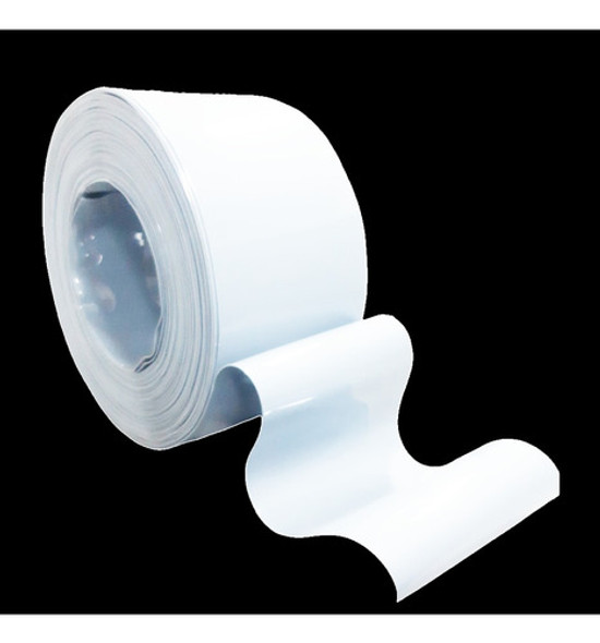 Cortina Pvc Branca Para Câmara Fria 2,10 X 1,40 Lado A Lado 1