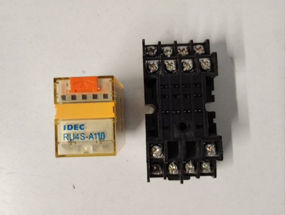 Relé Idec Ru4s-a110 110-120 Vac 4 Inversores + Zócalo 1