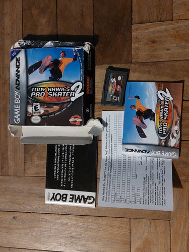 Gba Juego Tony Hawk Proskater 2 Original Completo Nintendo 0