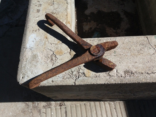 Pinza  Mordaza Antigua Herramienta 1