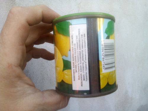 Lata Vacia Taveners Lemon 7,7 Diam X 8,5 Alto 1